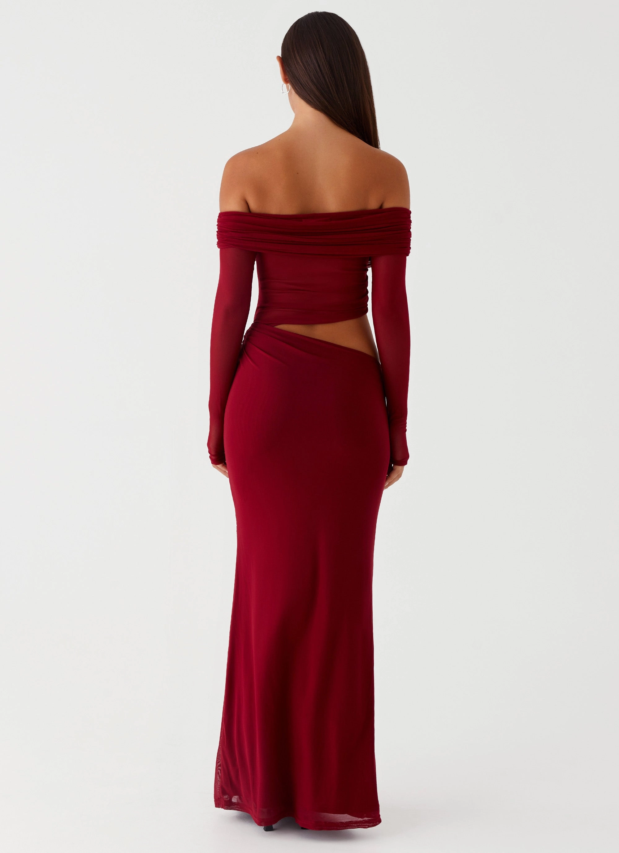 Easy Layering Simple Elegance Emery Maxi Dress - Cherry Red