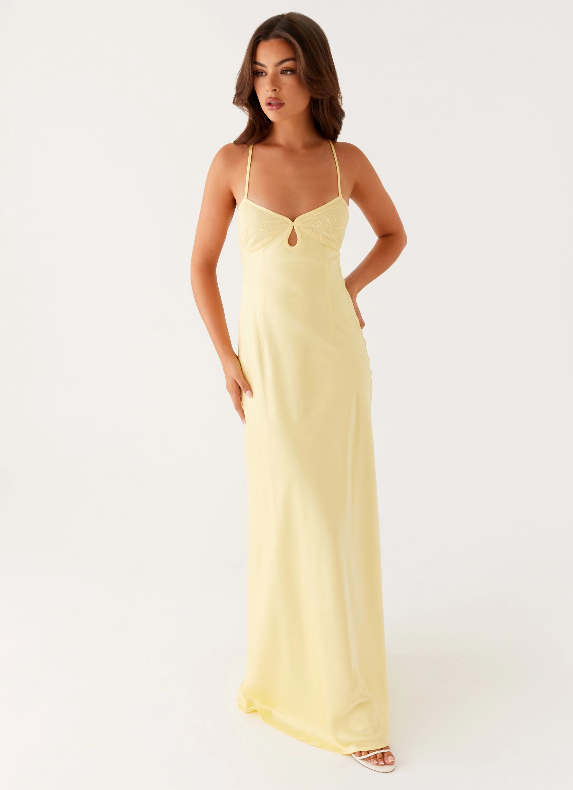 Polished look dress Joanie Maxi Dress - Yellow