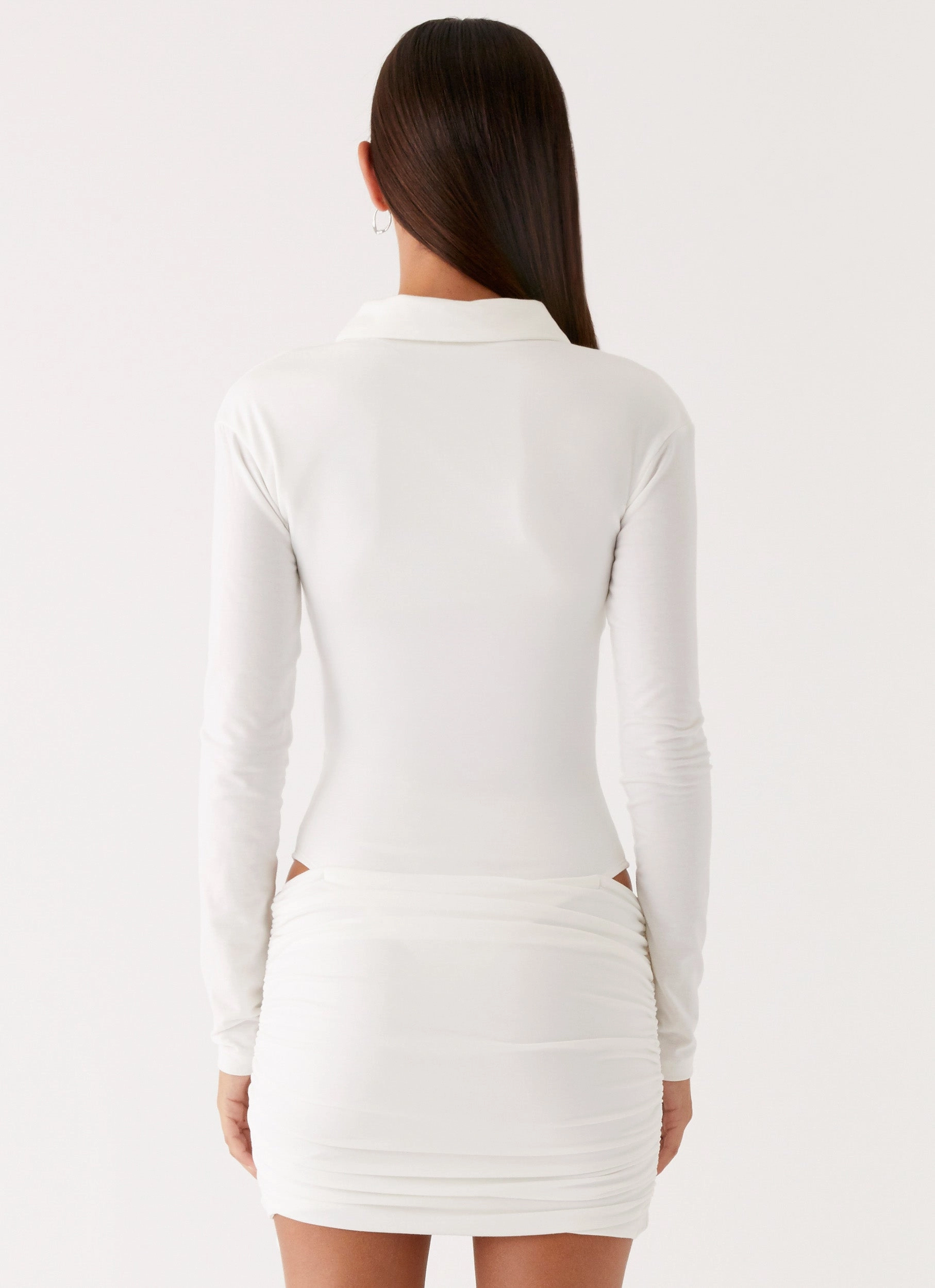 Indah Mini Dress - White Fresh Aesthetic All Day Ready