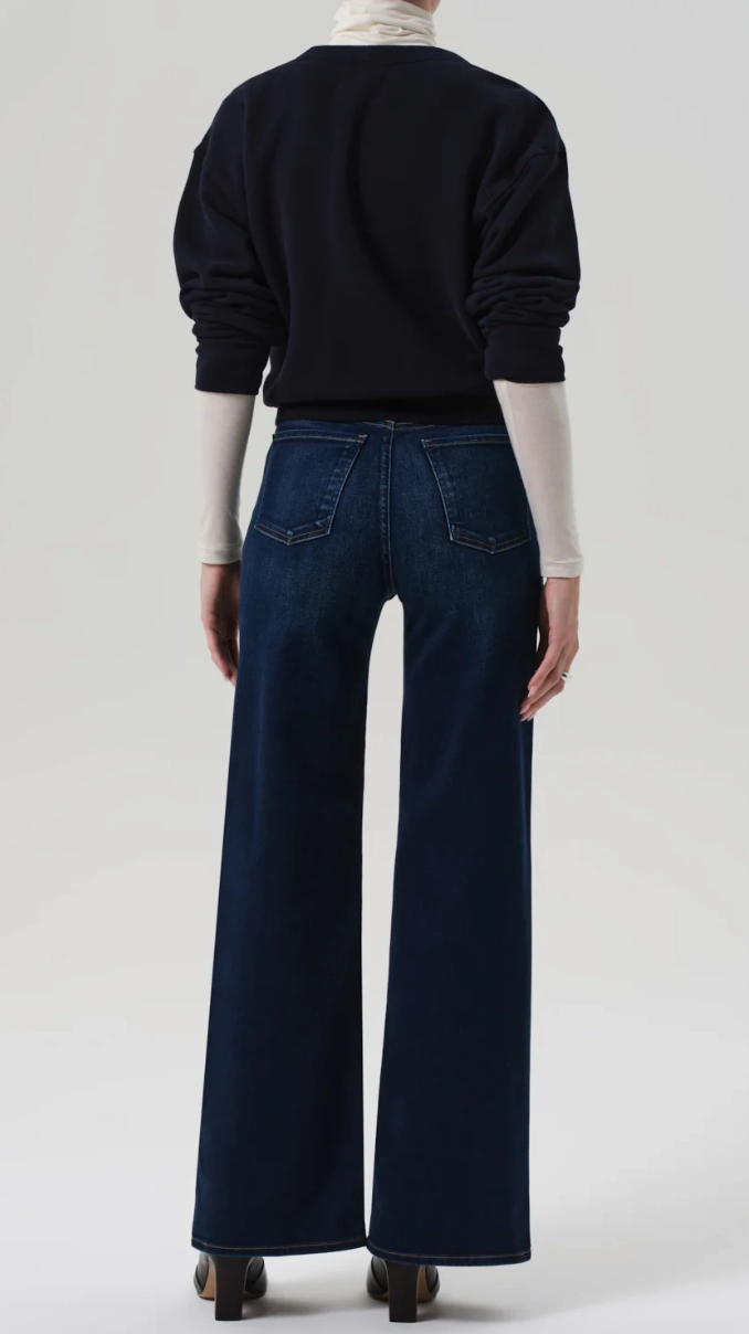 Lyra Long Wide Leg in Masha Morning Stroll Sustainable Classic Contemporary Vibe