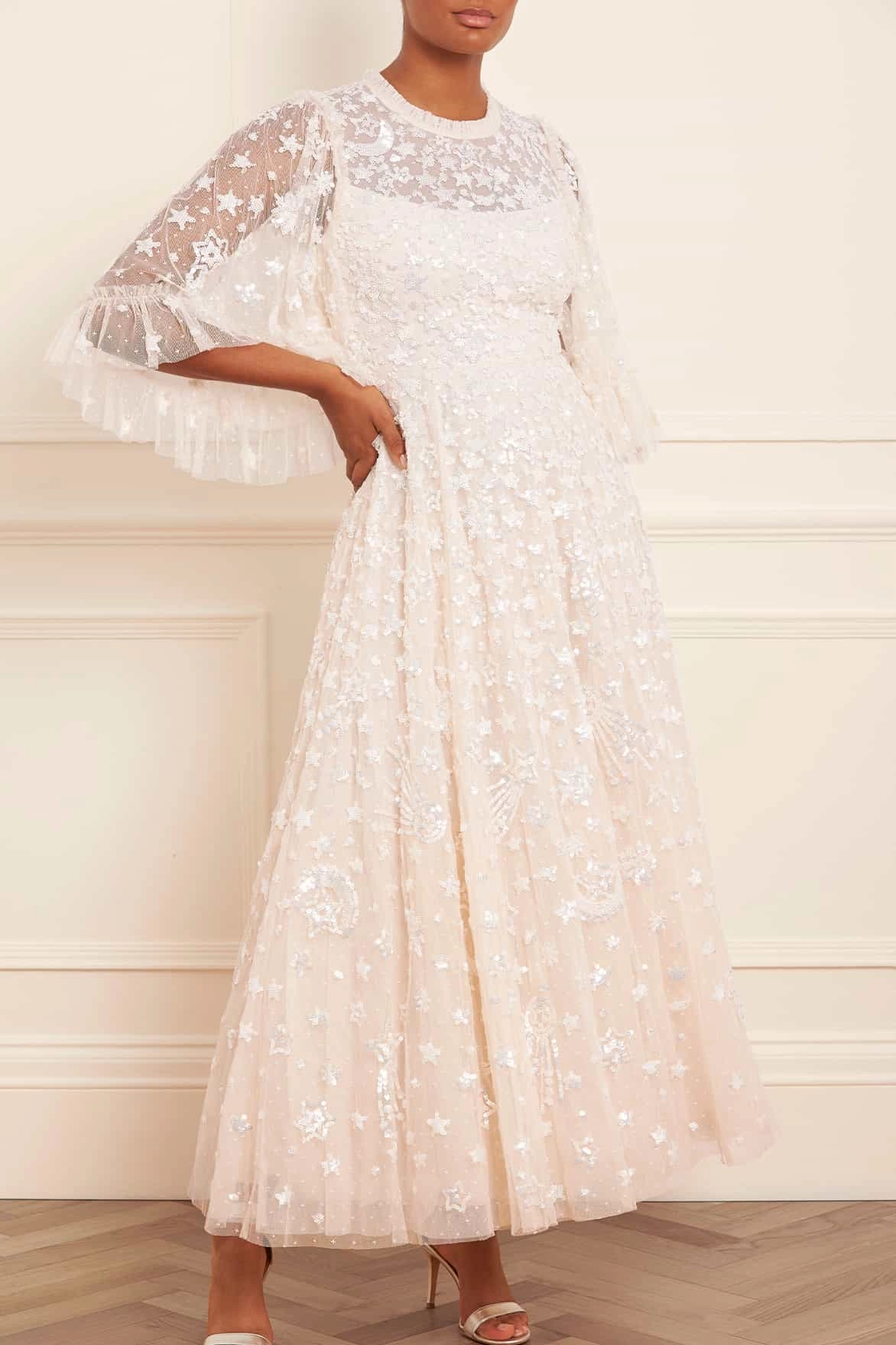 Constellation Gloss Ankle Gown Cotton-Blend