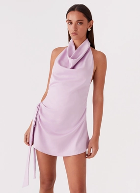 Cut-Out-Detail Something About You Mini Dress - Lilac