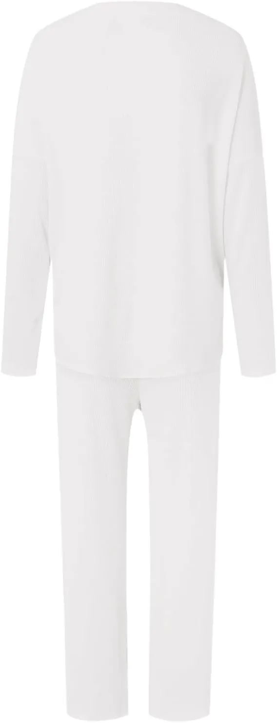 cooki Women's Pajama Sets Women 2 Piece Outfits Oversized Knit Loungewear Slouchy Sweater Set Fashion Matching Lounge Sets
