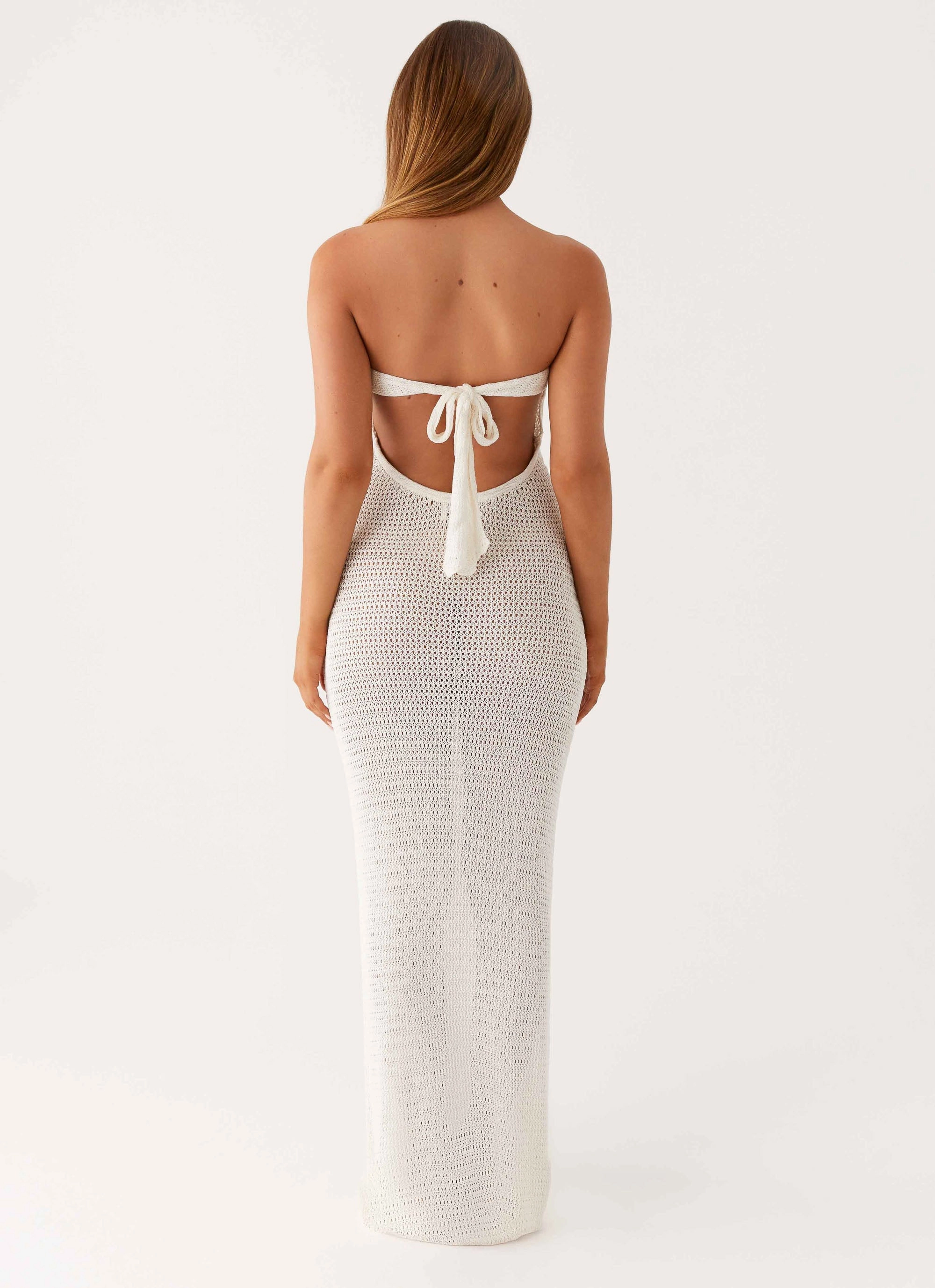 Soft and Relaxed Rural Charm Seafoam Maxi Dress - Ivory