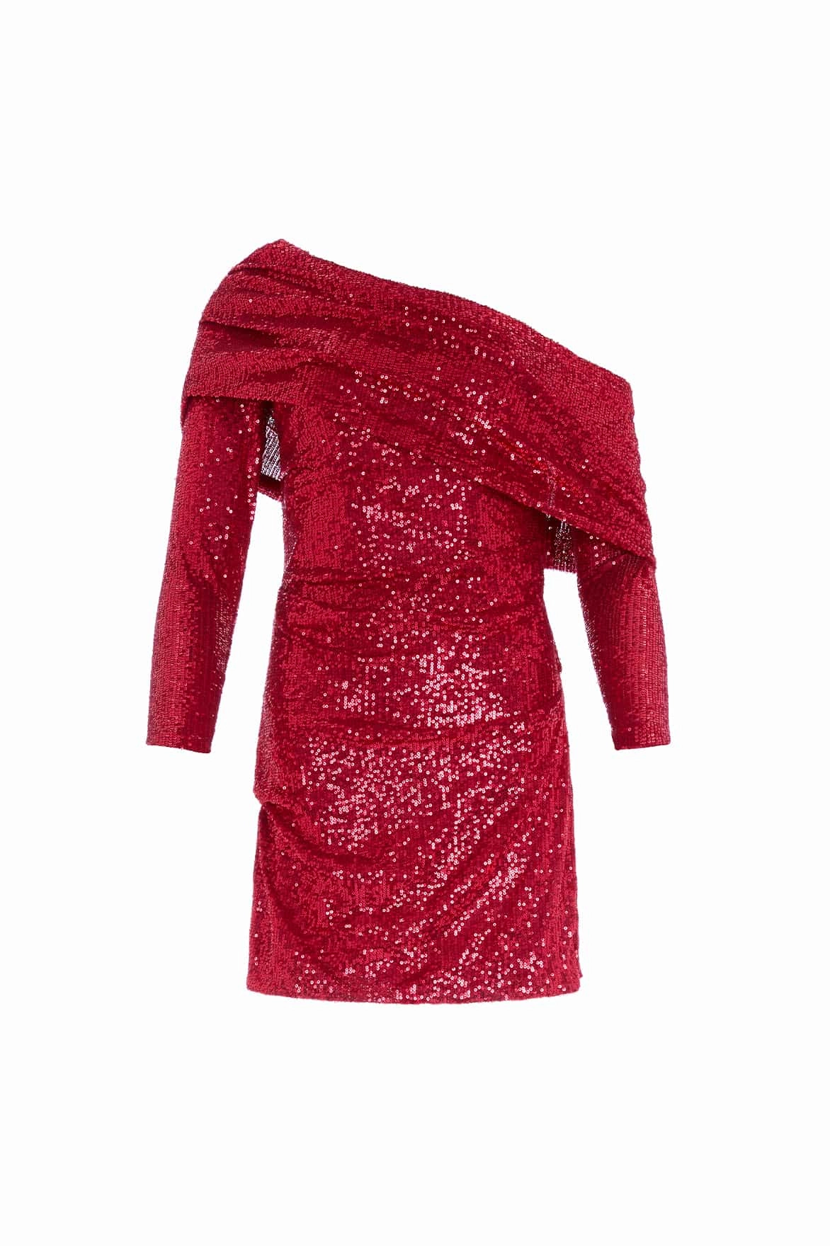 Cotton Skin Functional Fit Nova One-Shoulder Micro Mini Dress