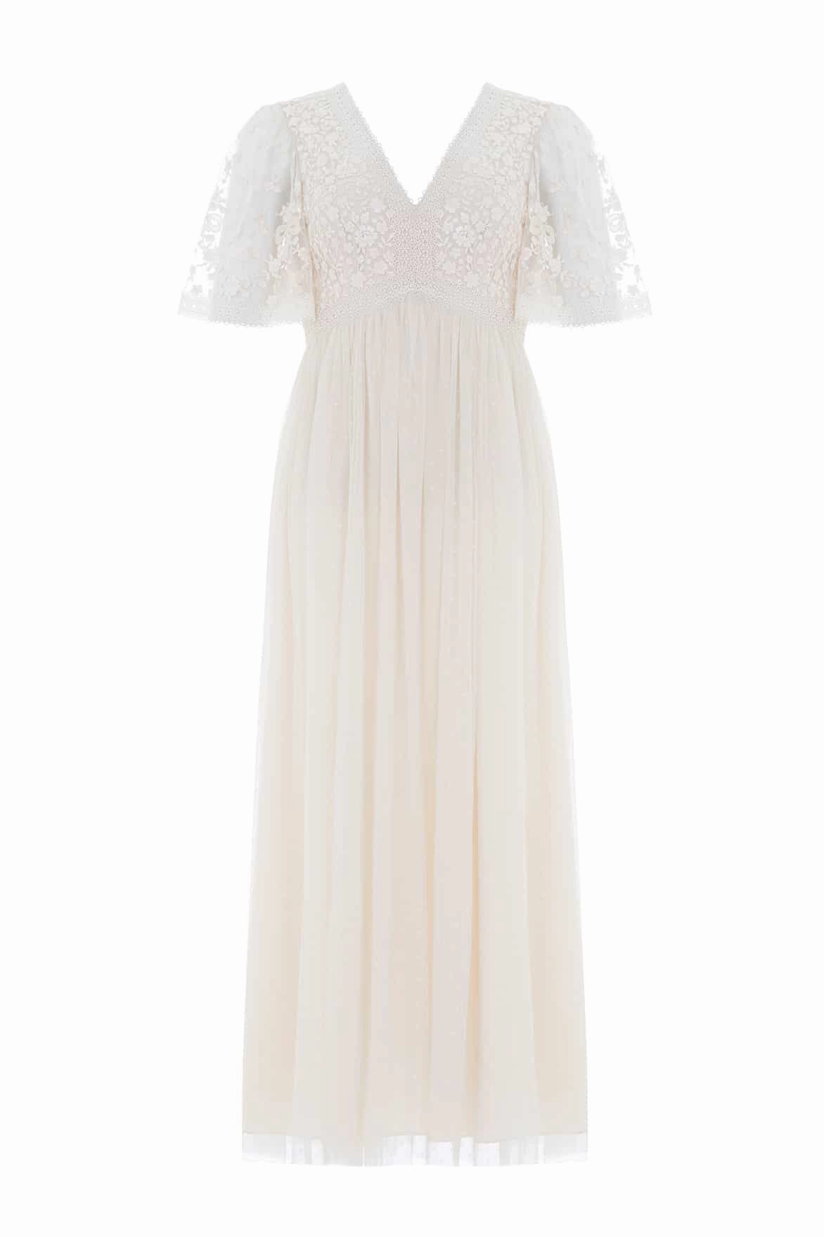 Celestia Ribbon Bodice Ankle Gown Night Ready