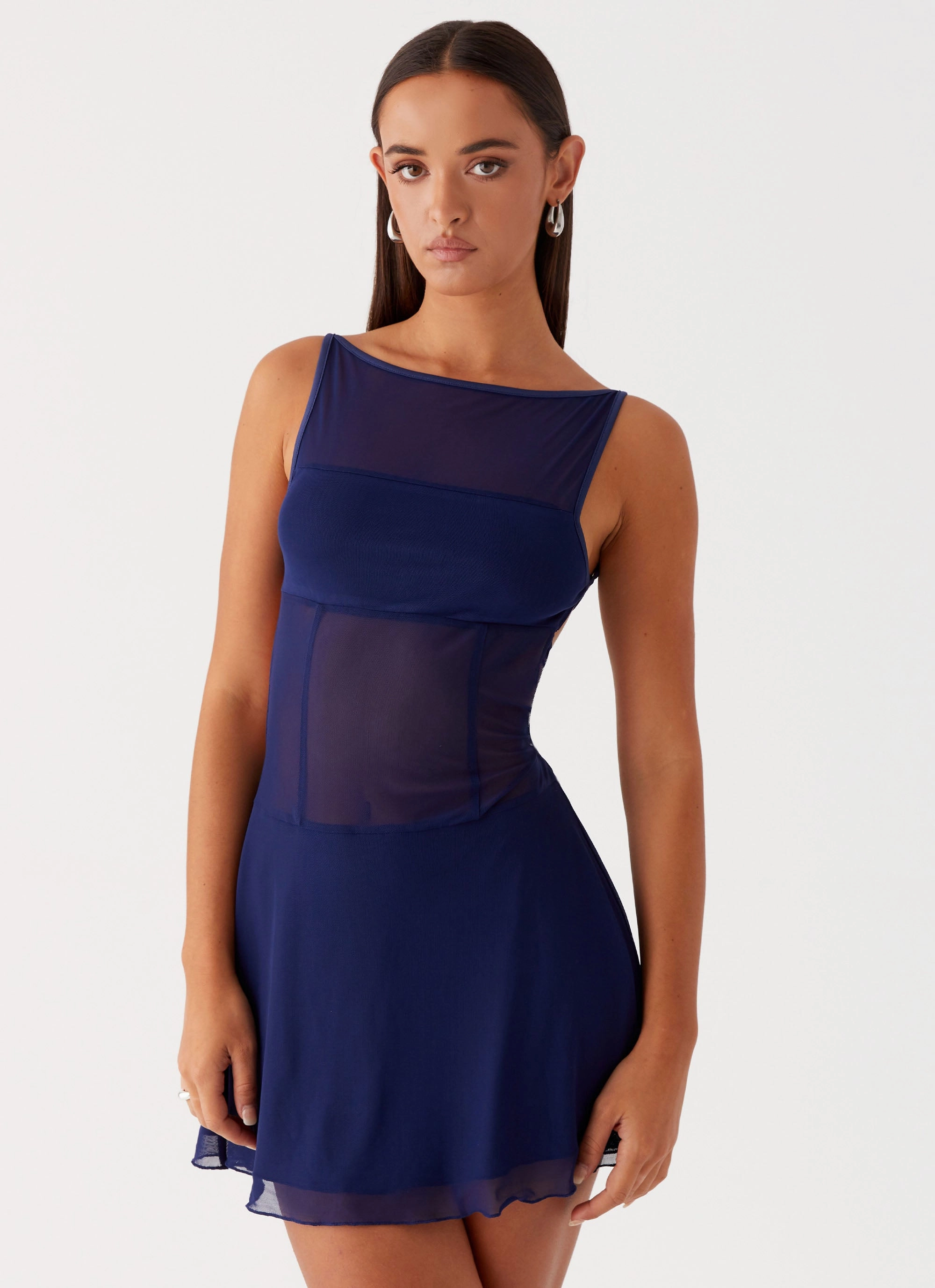 Vibrant Spirit Roxanne Mini Dress - Navy