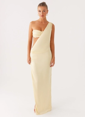 Cooper Maxi Dress - Yellow Breathable Style Boho Aesthetic