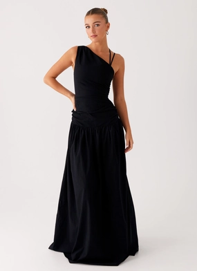 Romance Soul Chic and Cozy Wear Cortez Maxi Dress - Black