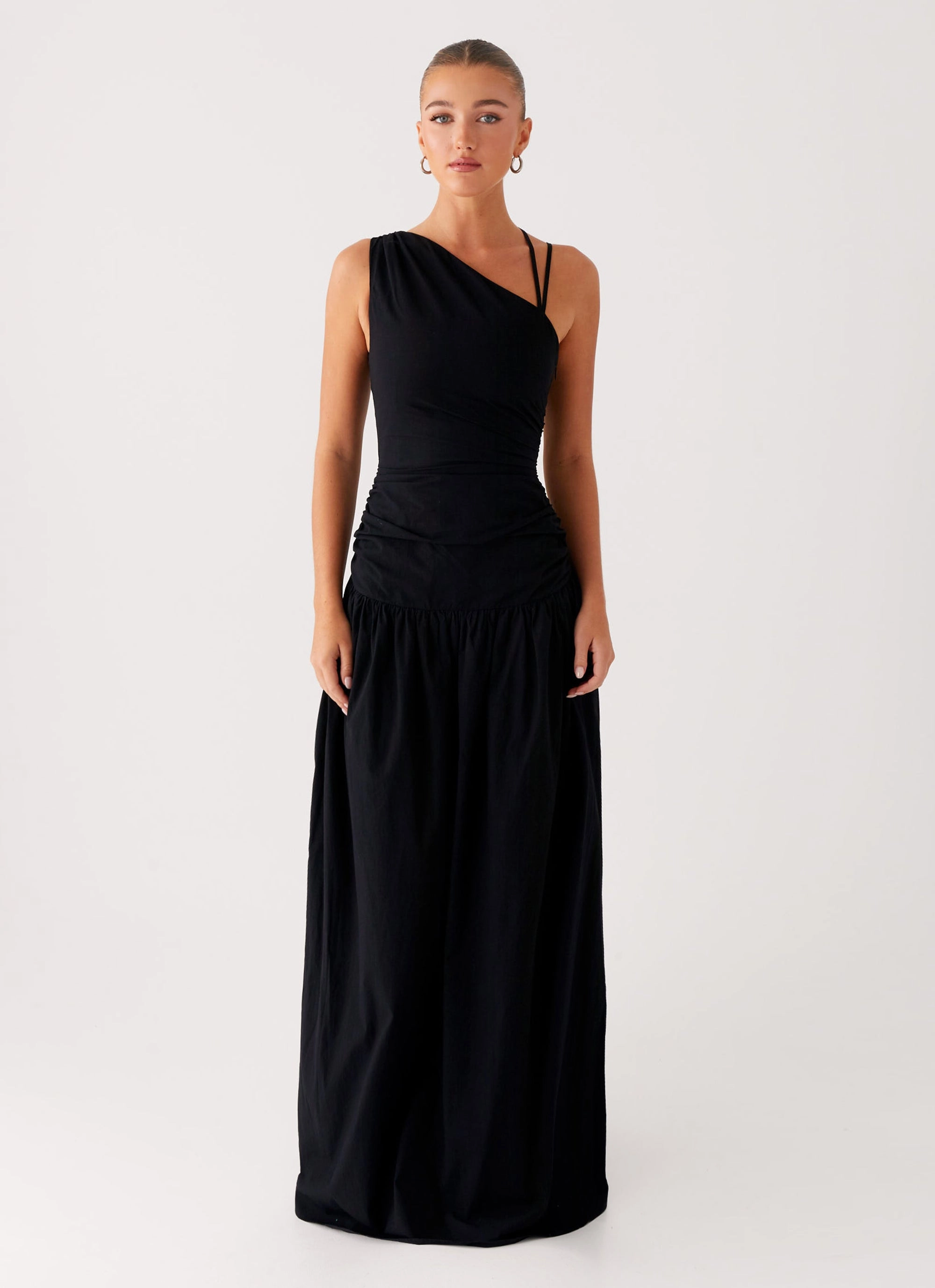 Cortez Maxi Dress - Black Happy Soul Light Layers