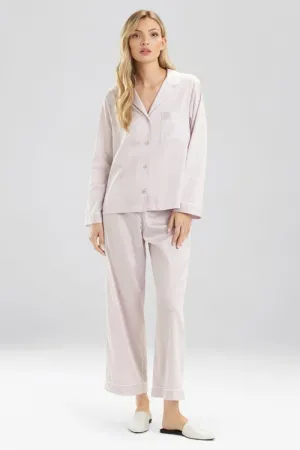 Cotton Sateen Essentials PJ With Piping
