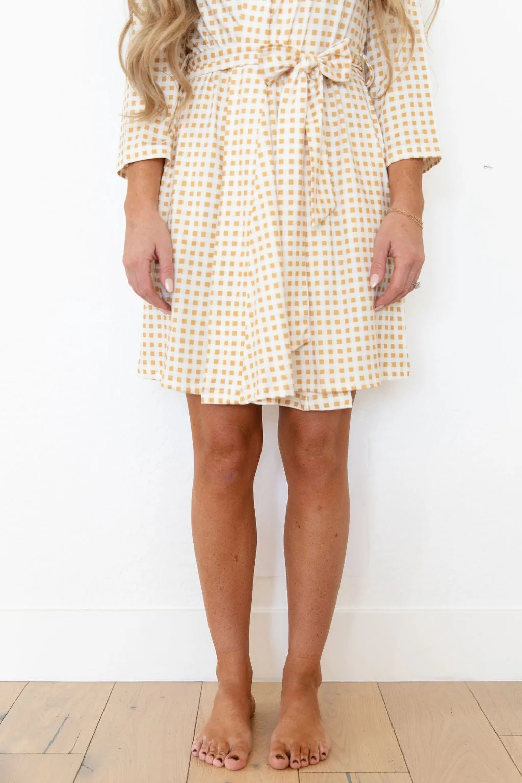 COTTONTAIL GINGHAM | WOMEN'S ROBE