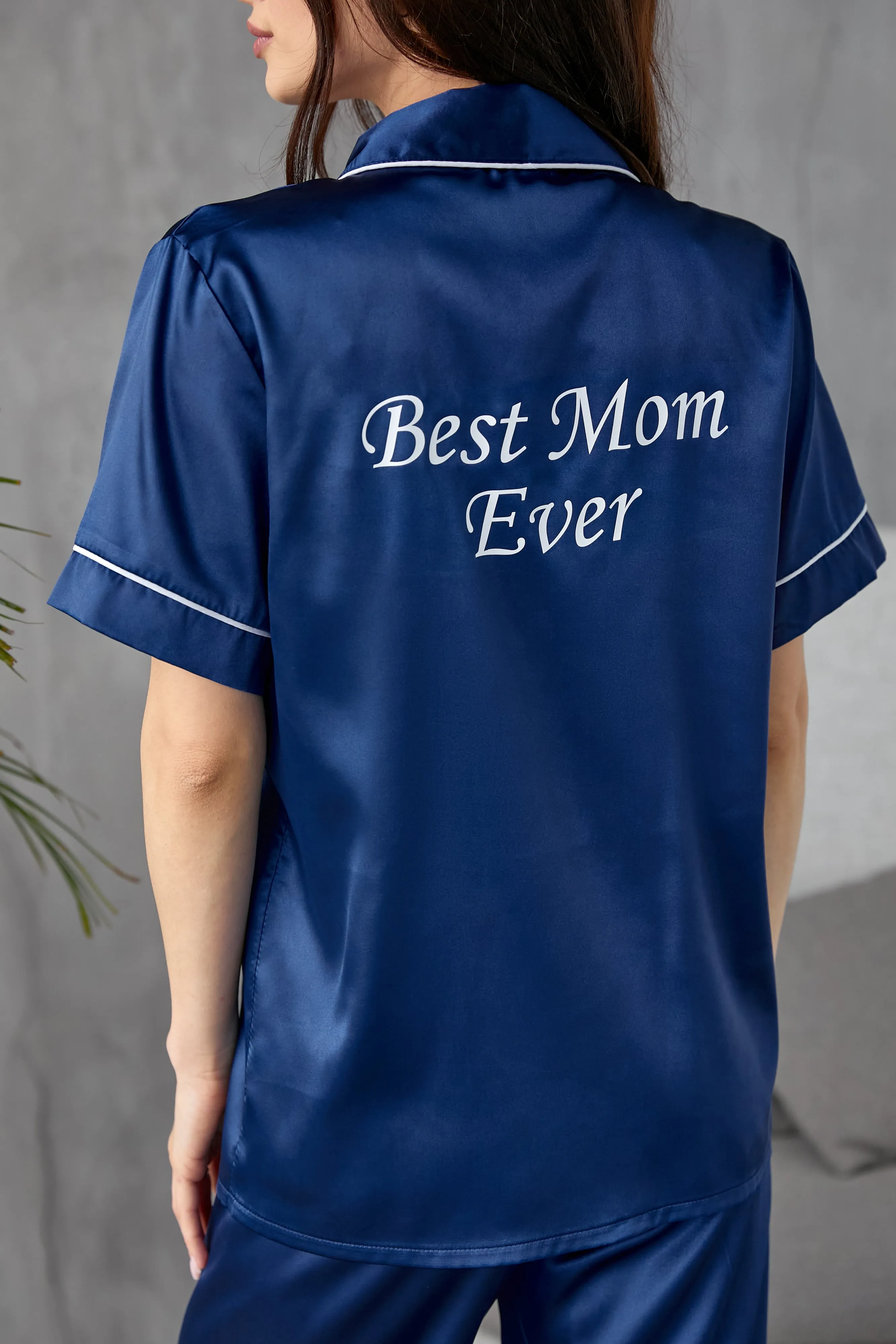 Couple matching Personalized Mr & Mrs Satin Honeymoon Pajamas - Short   Long