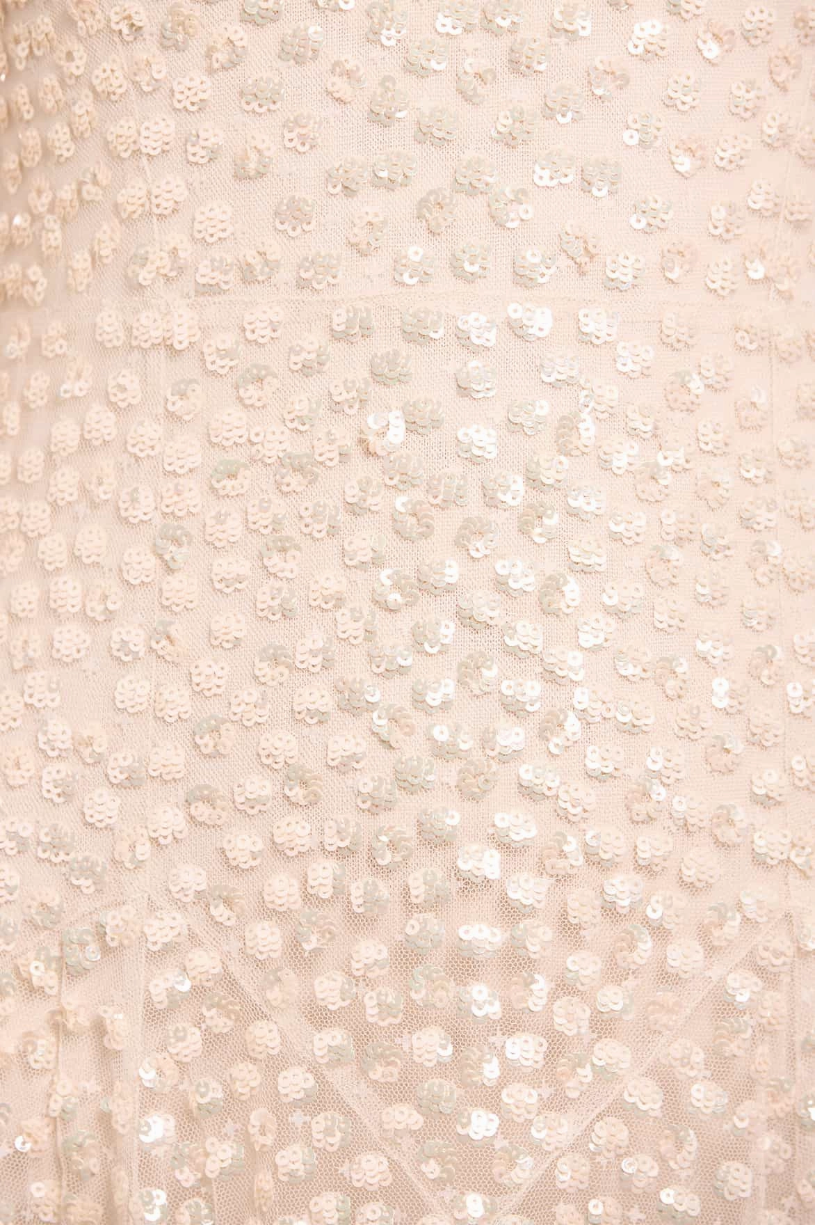 Urban appeal Bust-Enhancing Leila Dot Sheer Ankle Gown