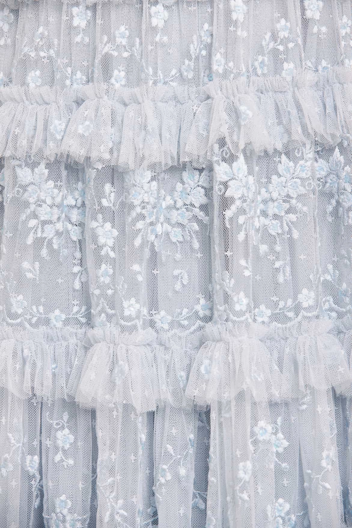 Blossom Lace Ankle Gown Stain-Guard-Finish