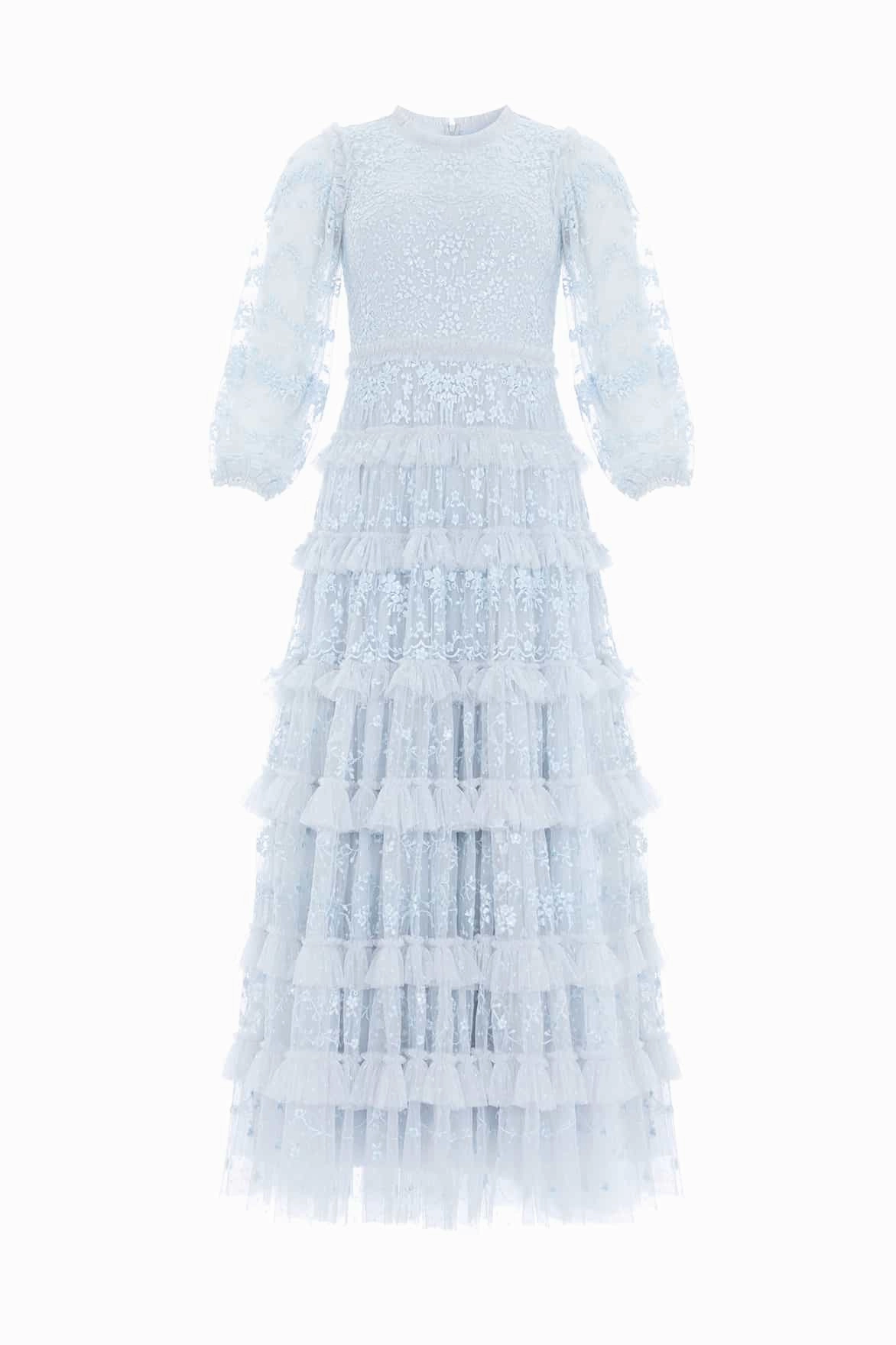 Blossom Lace Ankle Gown Versatile party outfit