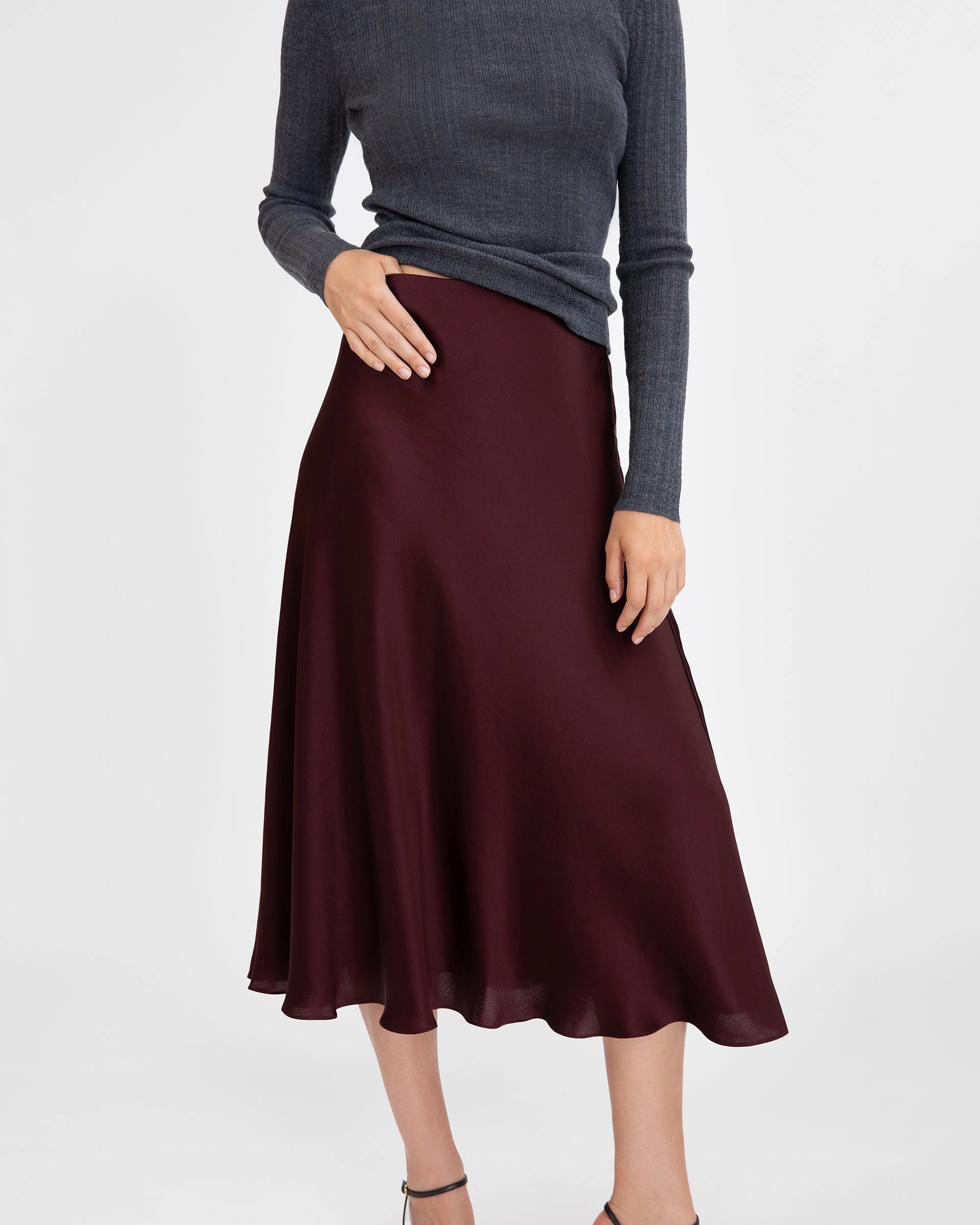 Quick-Dry Material Office Friendly Beth Skirt