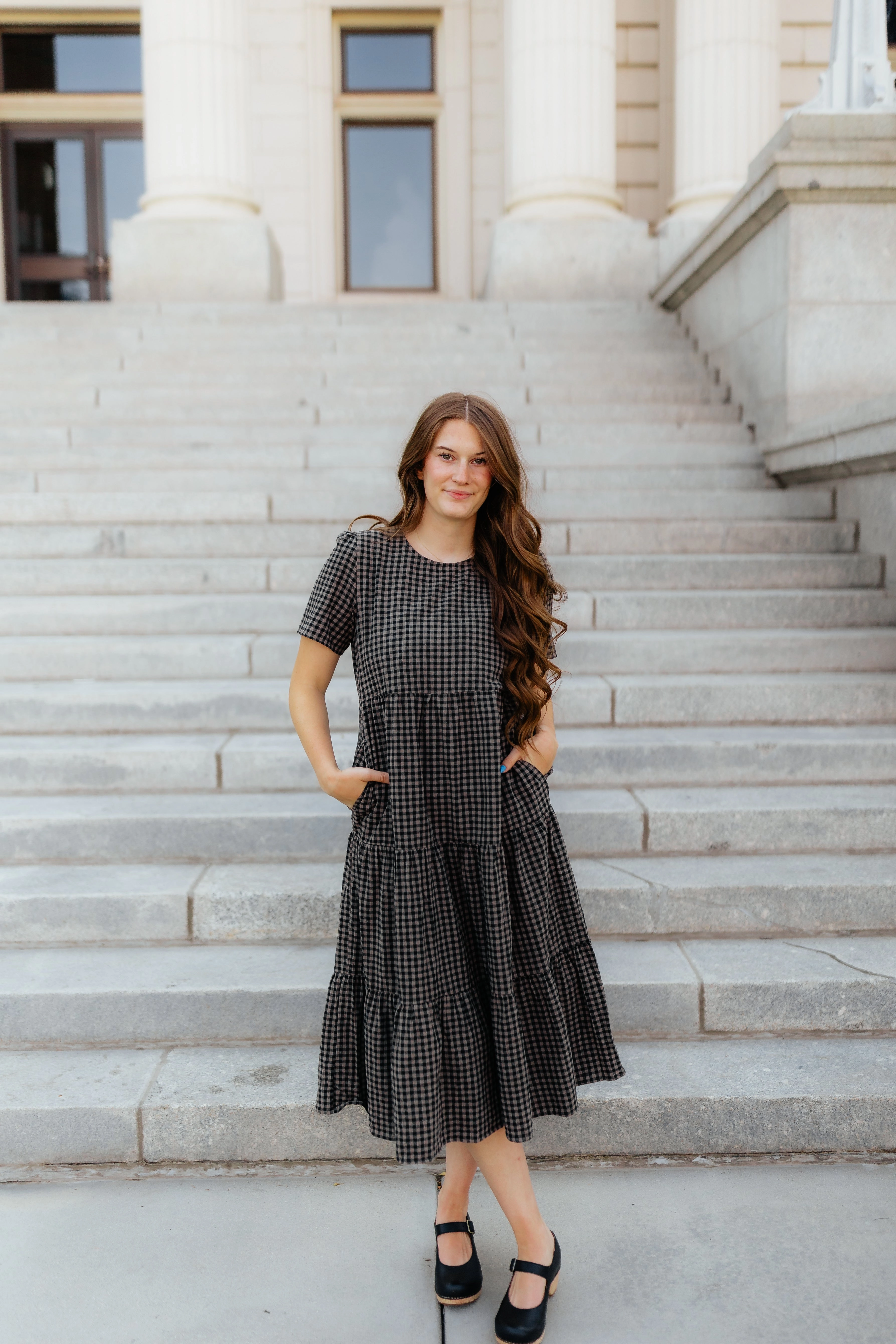 Lorielle Dress Smooth Look Shimmer-Finish