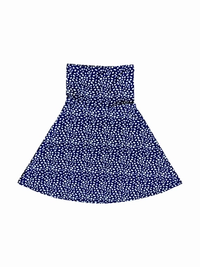 Jewel-Tone Flattering Comfort Wear Avalon Dress Small Diana's Dot Navy