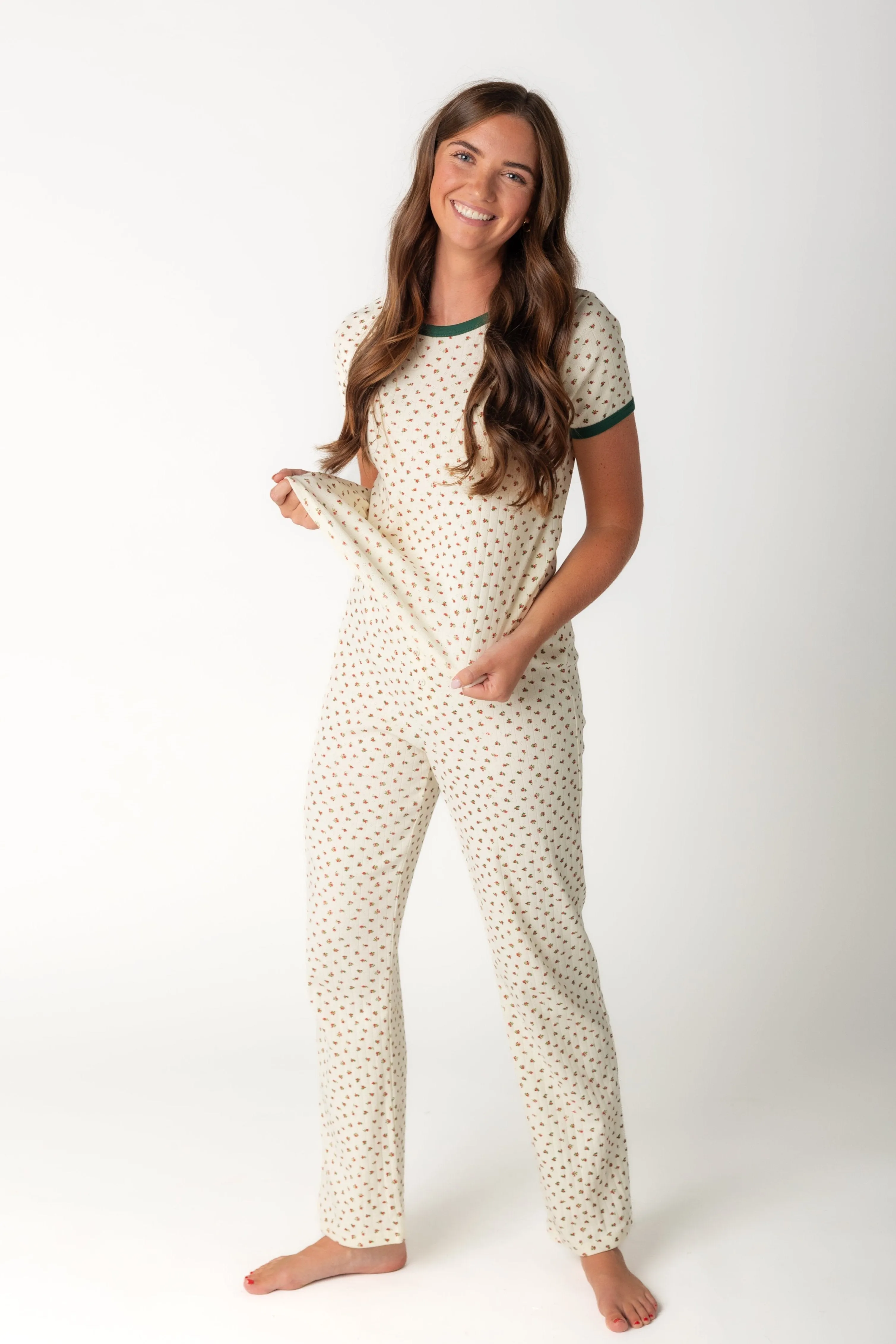 Cozyland Ditsy Pajama Set
