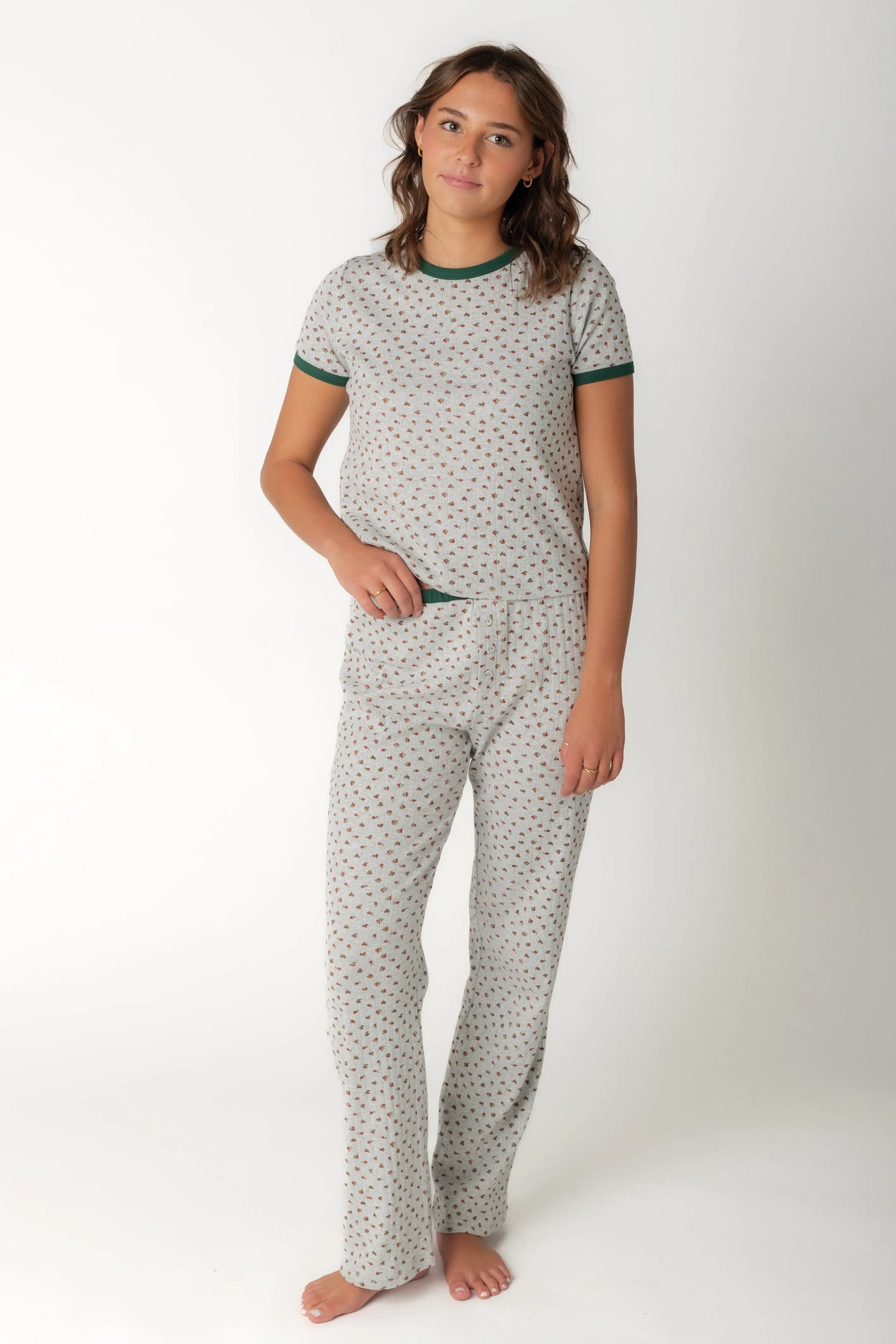 Cozyland Ditsy Pajama Set