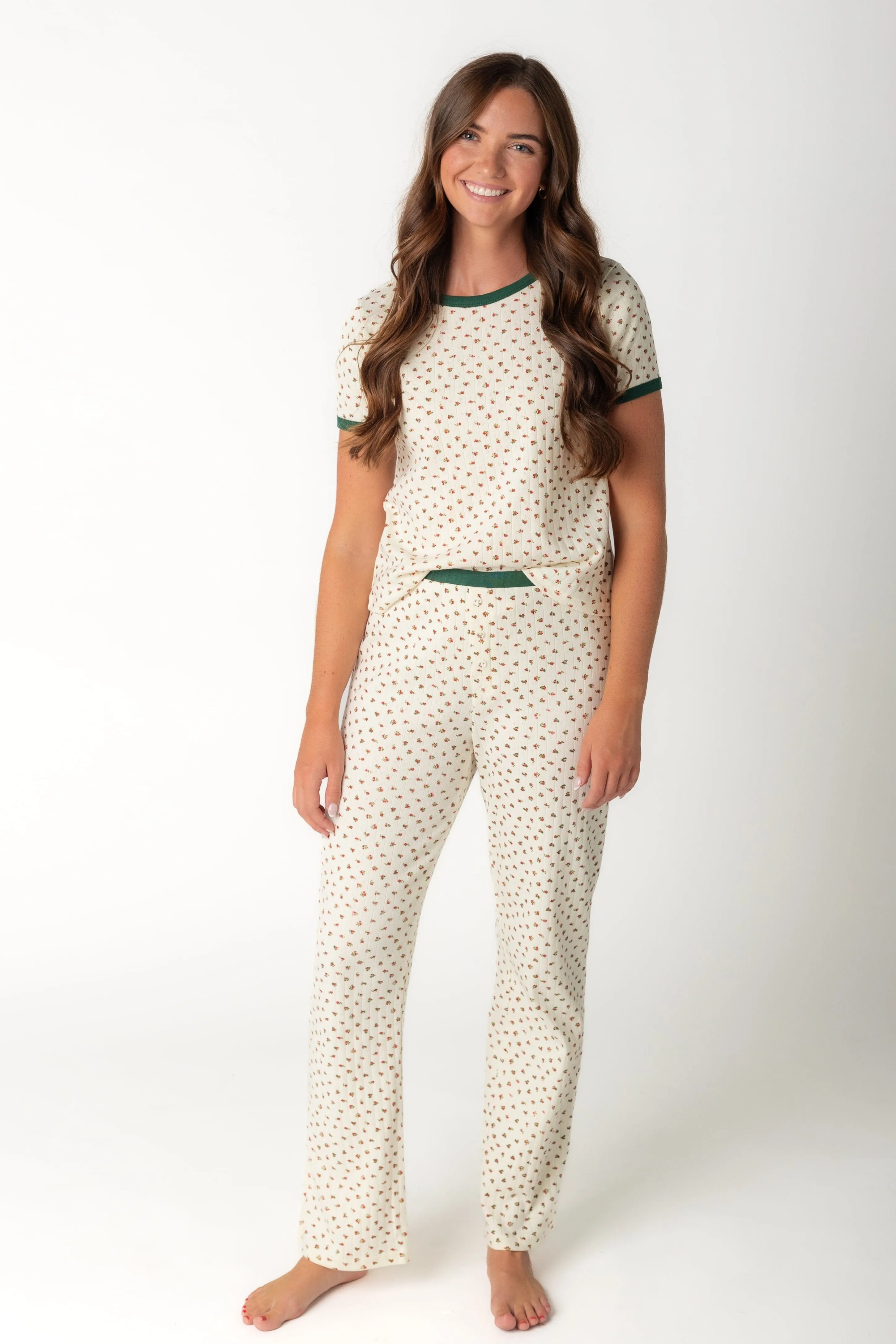 Cozyland Ditsy Pajama Set