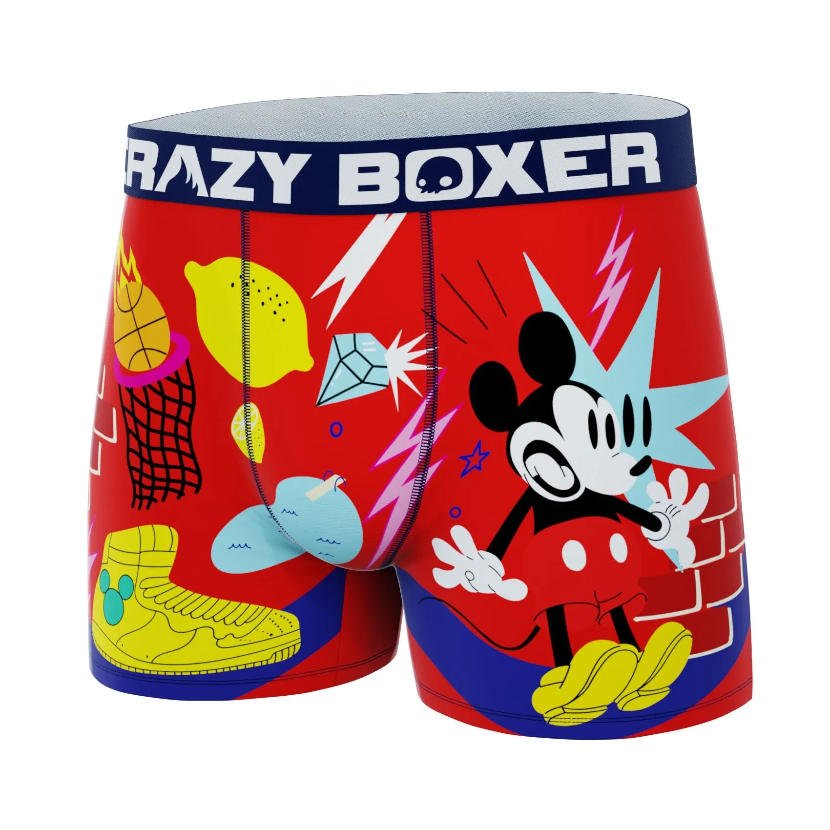 CRAZYBOXER Disney Mickey Mouse Men's Boxer Briefs
