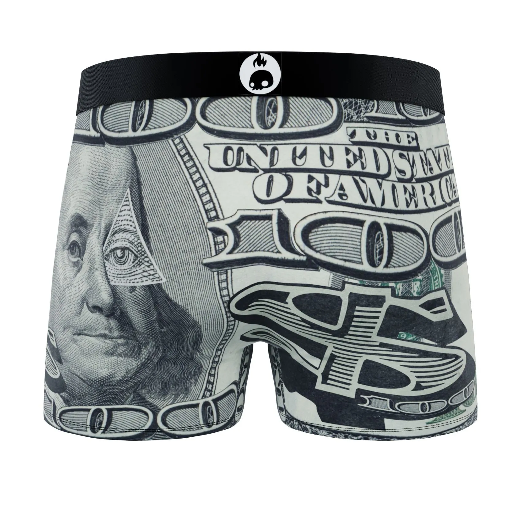CRAZYBOXER Eagle Red Cash Men's Boxer Briefs (3 pack)
