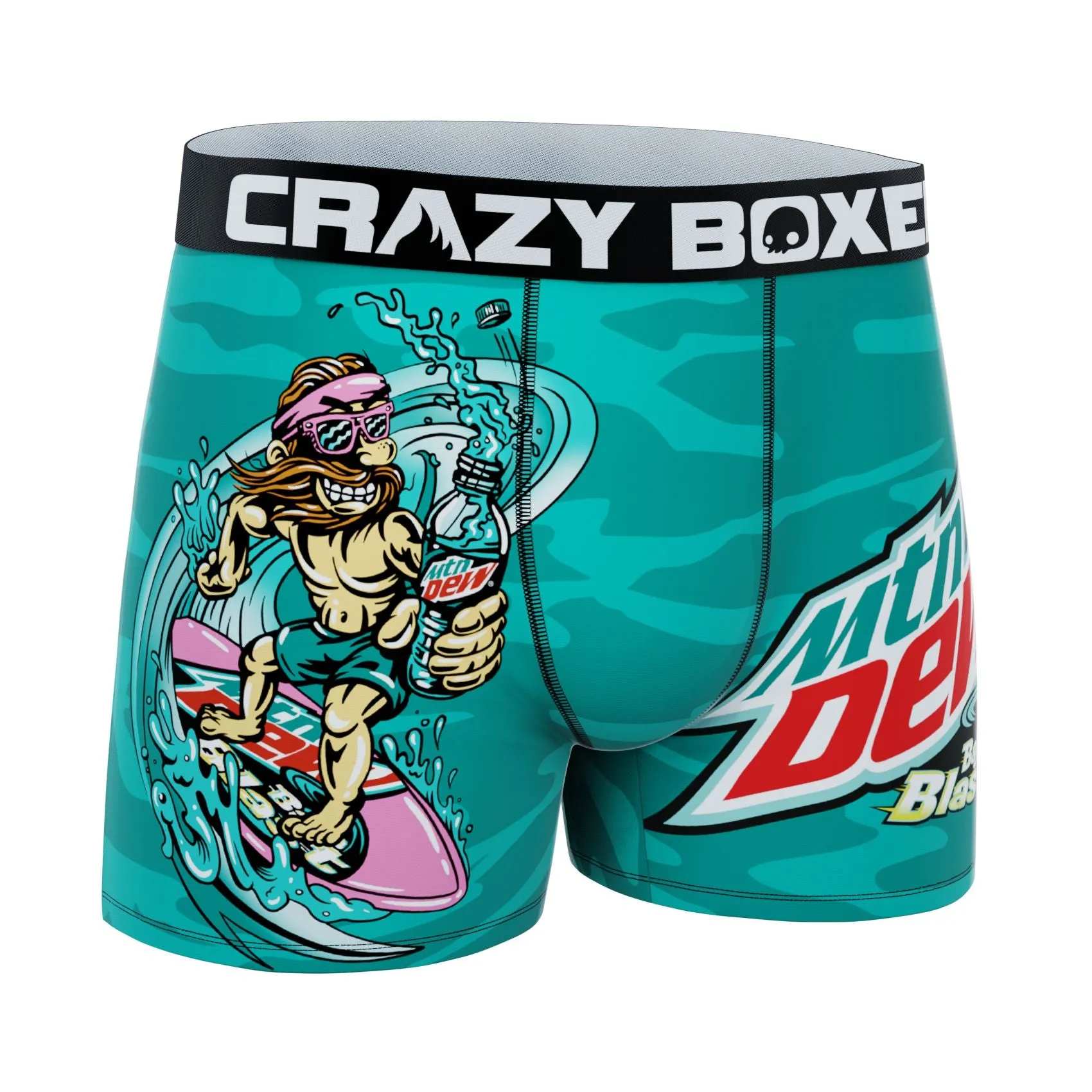 CRAZYBOXER Mountain Dew Baja Blast Men's Boxer Briefs