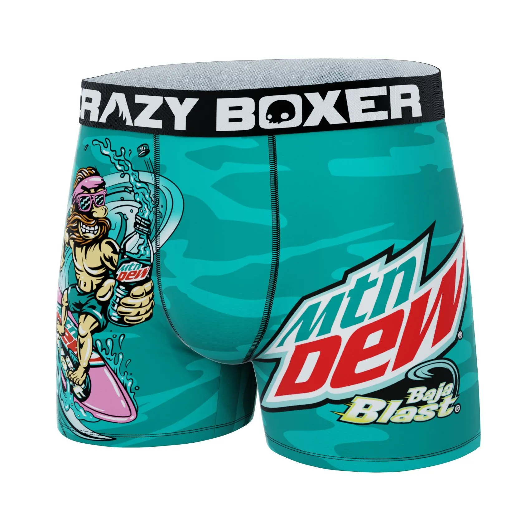 CRAZYBOXER Mountain Dew Baja Blast Men's Boxer Briefs