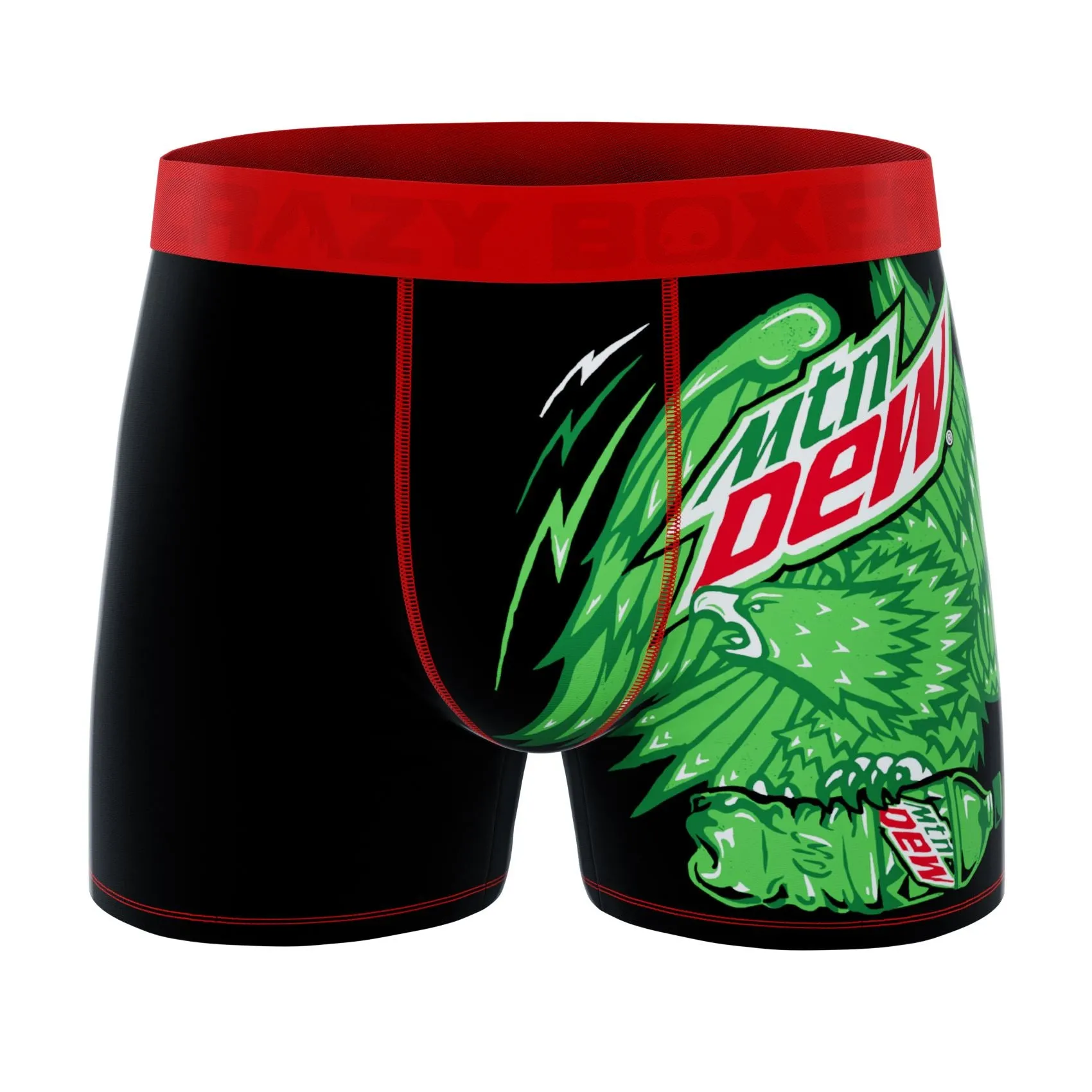 CRAZYBOXER Mountain Dew Men's Boxer Briefs (Pack 2)