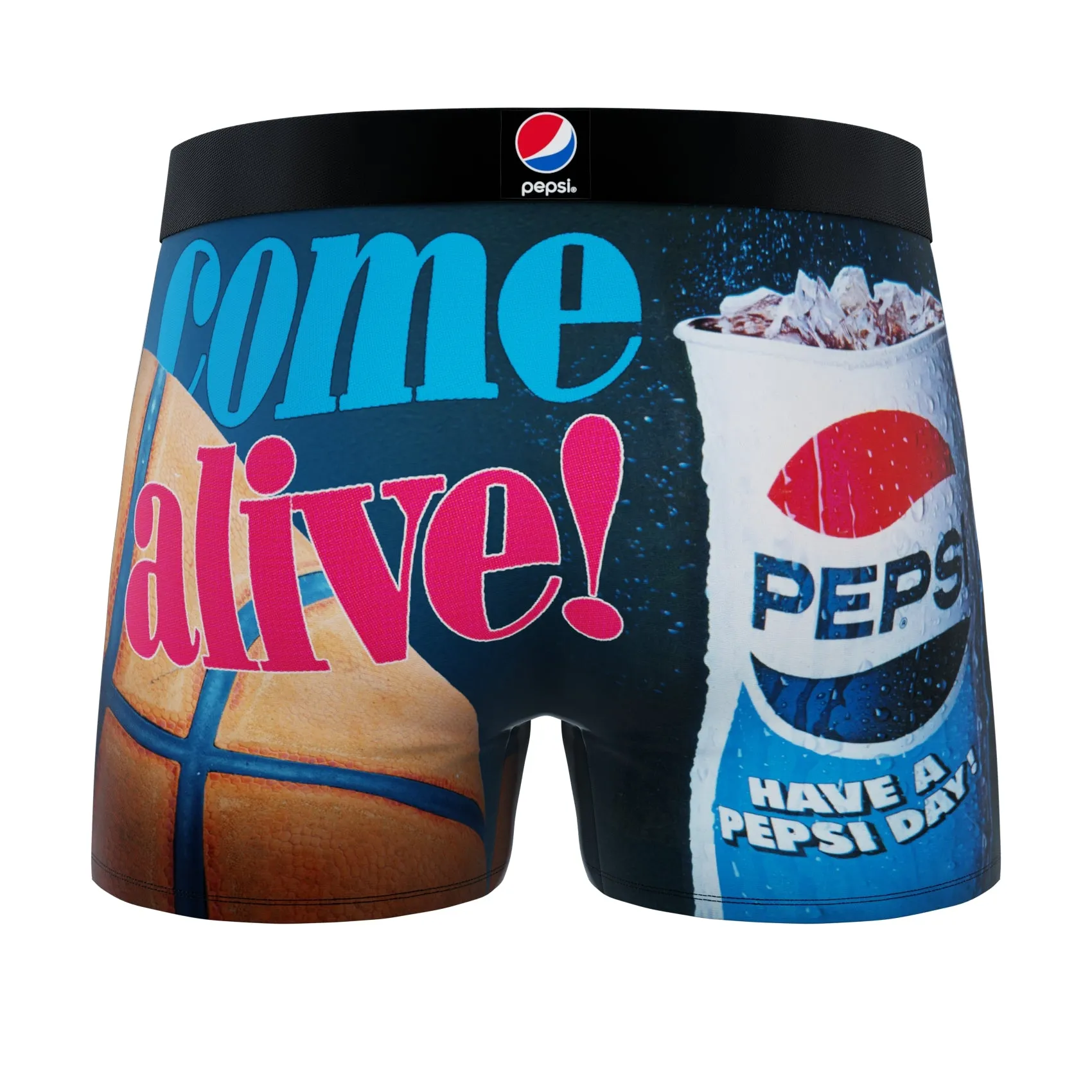 CRAZYBOXER Pepsi Come Alive Men's Boxer Briefs and Socks (Creative Packaging)
