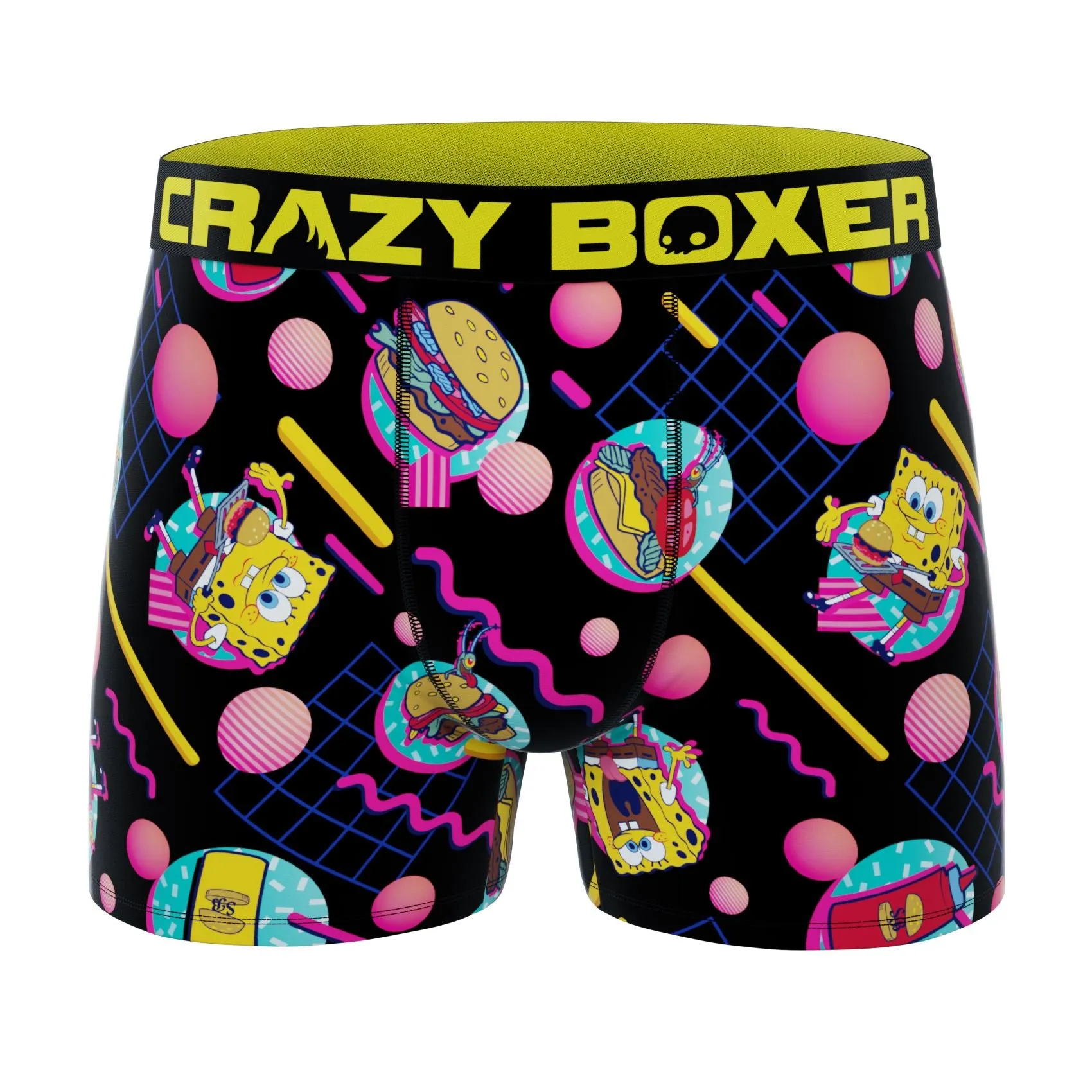 CRAZYBOXER  SpongeBob Epon  Men's Boxer Briefs (Pack 3)