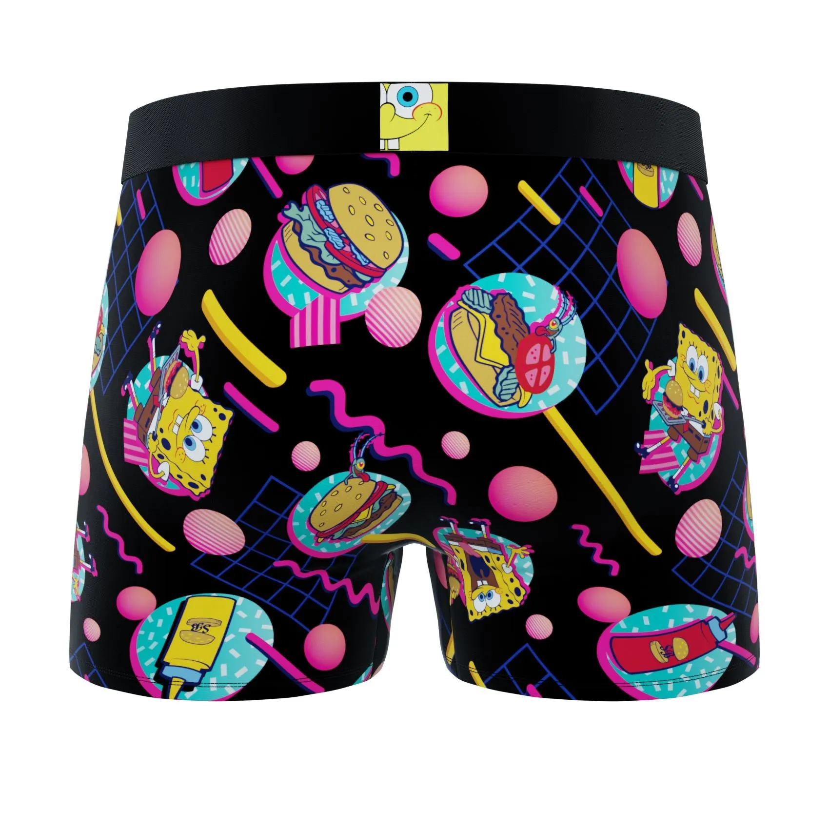 CRAZYBOXER  SpongeBob Epon  Men's Boxer Briefs (Pack 3)