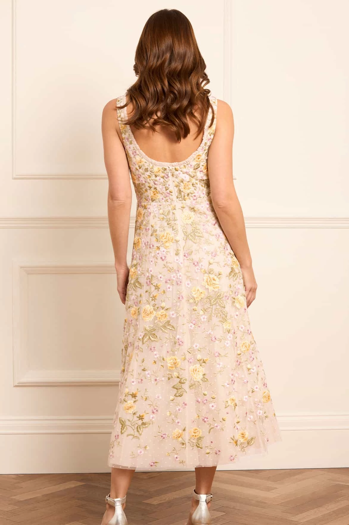 Flattering Waist Florine Scoop Neck Ballerina Dress