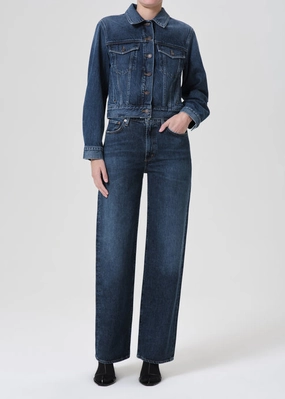 Wearable Piece Harper Mid Rise Relaxed Straight Jean in Tempo