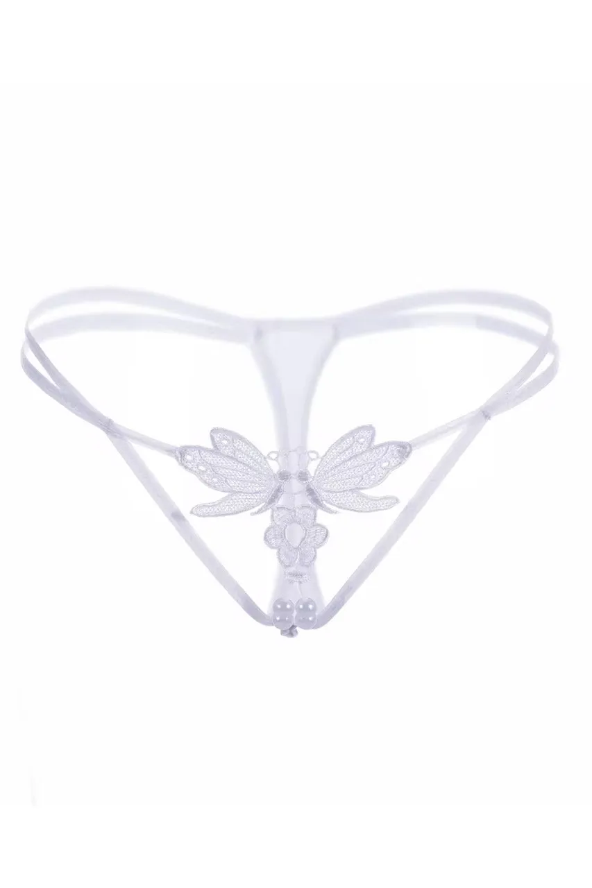Crotchless Dragonfly Thong