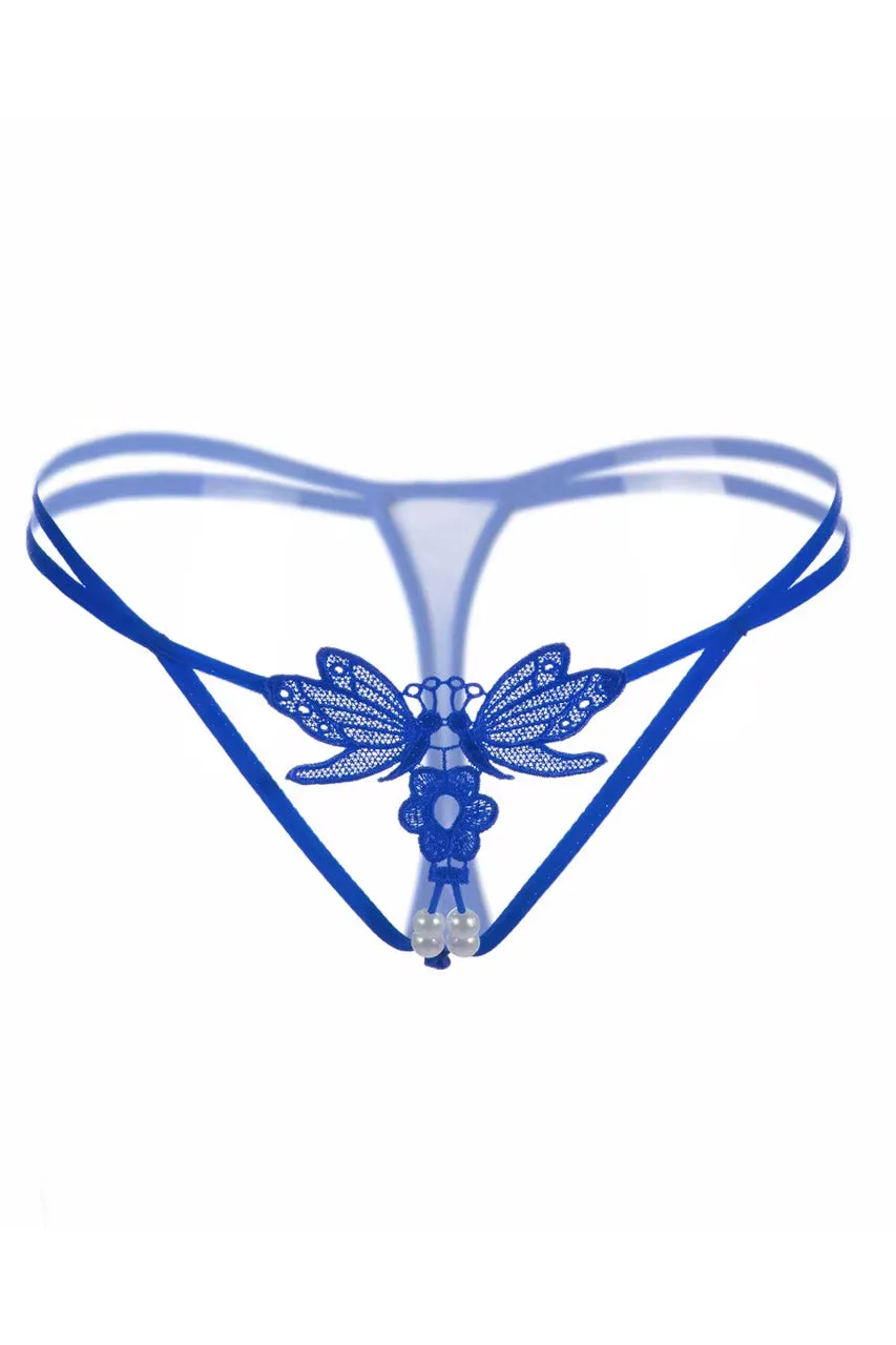 Crotchless Dragonfly Thong