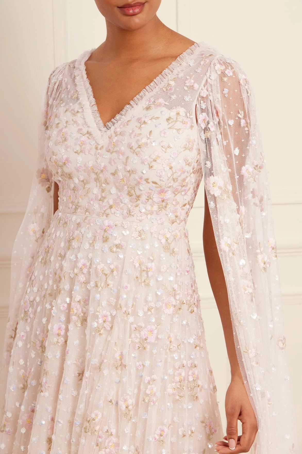 Dahlia Ditsy Ankle Gown Relaxed Layers
