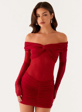Office Smart Jules Mini Dress - Raspberry