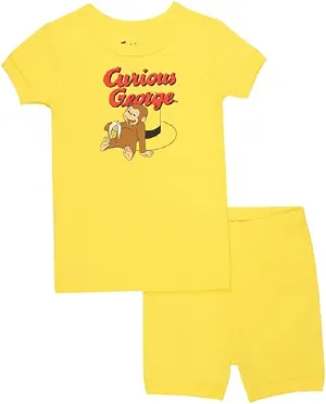 Curious George Girls' Baby 2-Piece Pajama Set