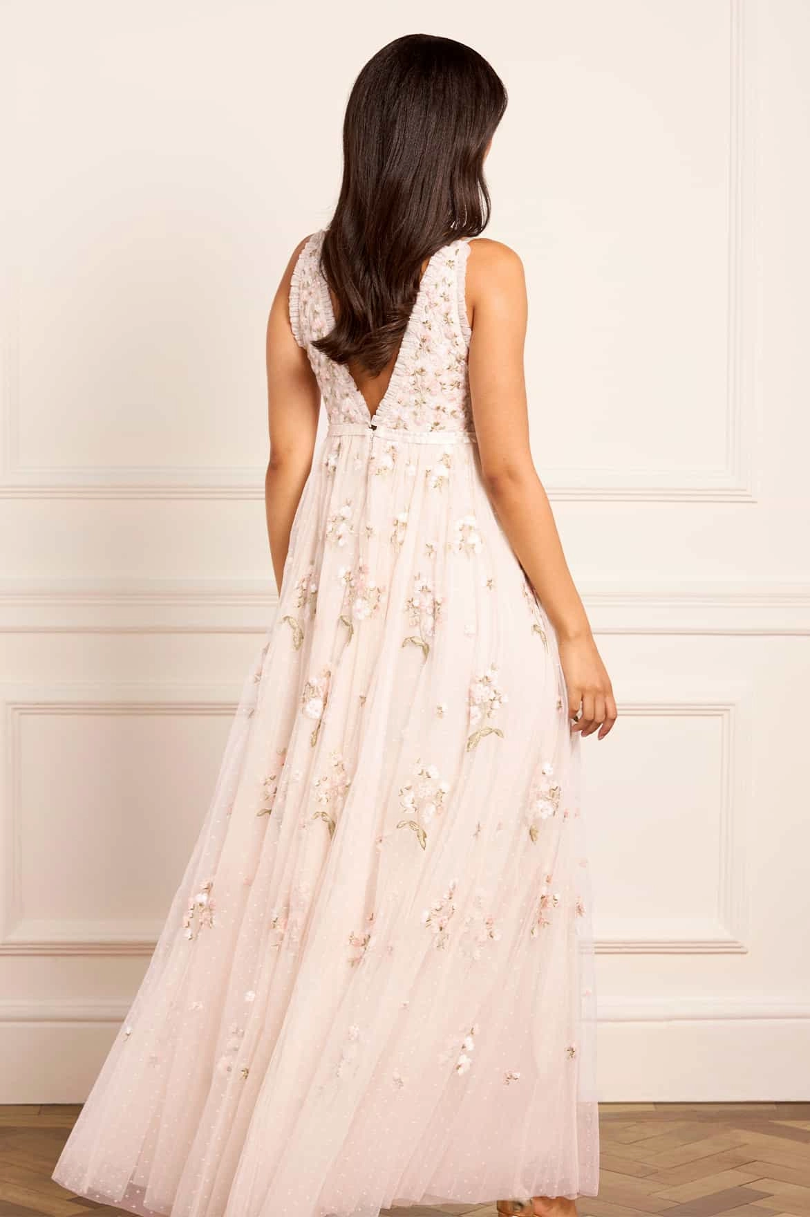 Posy Cami Gown Feminine empire waist dress Linen Soft