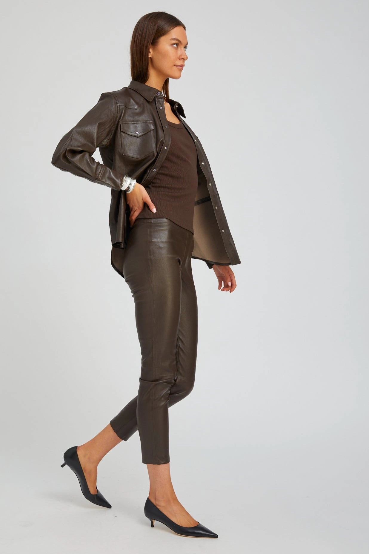 Gym Wear Cozy Fit Americano Leather Ankle