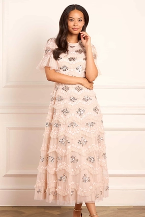 Fit Easy Trendy Wearable Daisy Wave Ankle Gown