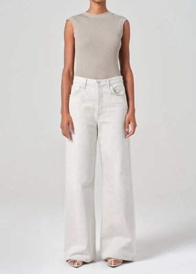 Breathable Classic Wear Eco Friendly Fashion Focus Dame High Rise Wide Leg in Colina