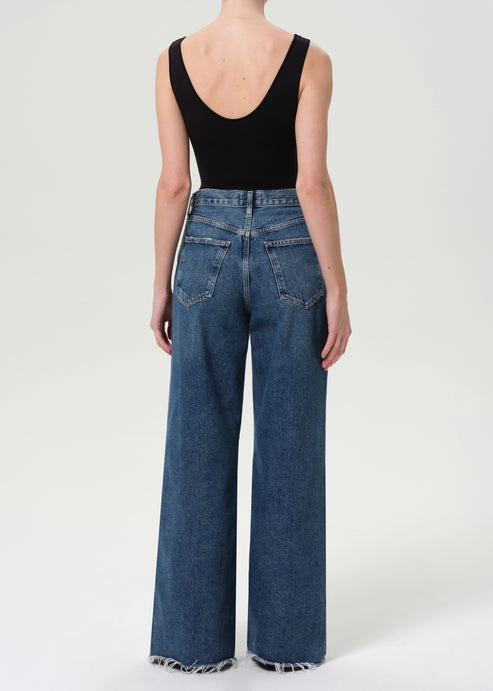 Daily Clothing Minimal Fit Dame High Rise Wide Leg No Cuff in Control