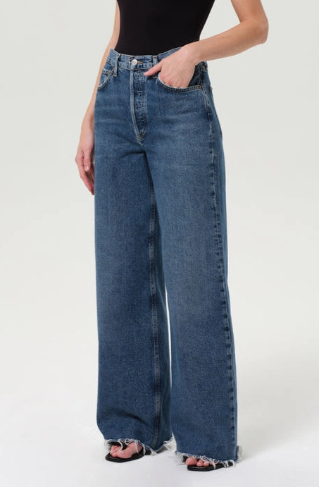 Casual Street Dame High Rise Wide Leg No Cuff in Control