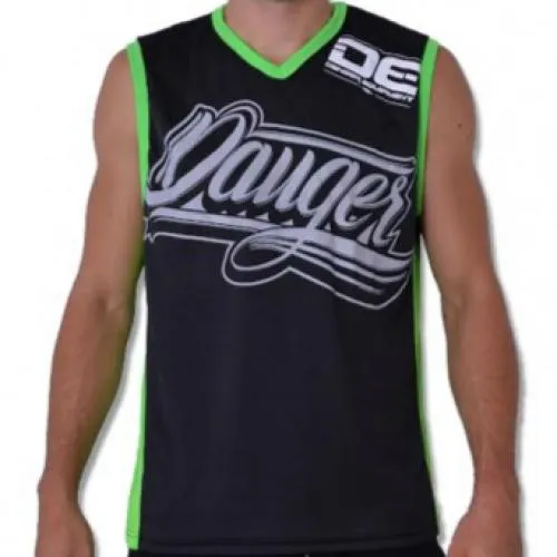 Danger Equipment-1683 Muay Thai Vest Tank Top M-XL Green