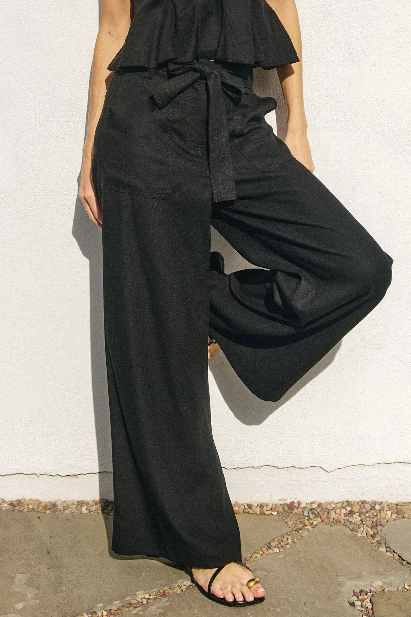 DARCY WIDE-LEG PANTS All Purpose Flexible Layer Fit