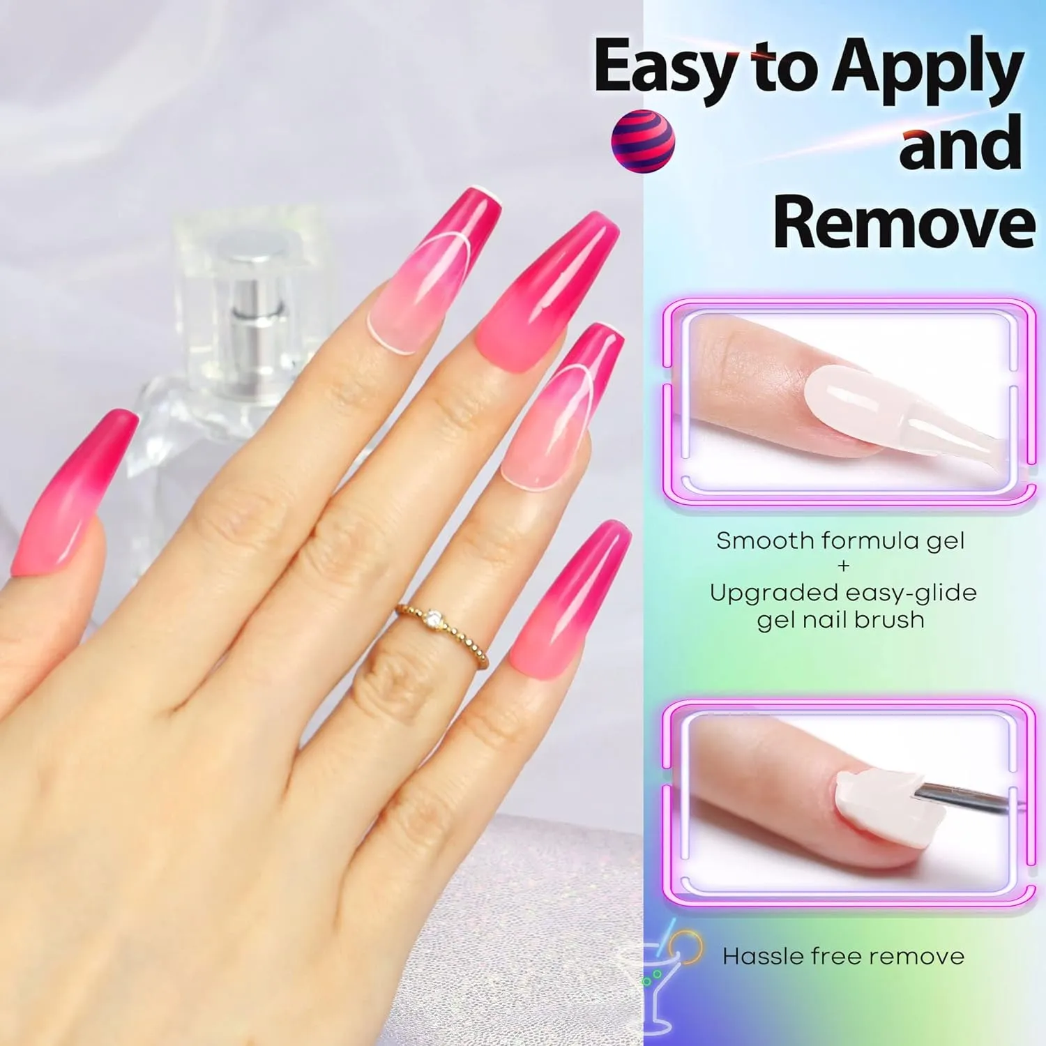 Dark Elf - 6Pcs Gel Polish Set 7ml